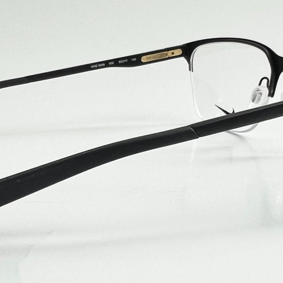 Nike 8049 Eyeglasses Eye Glasses 002 Unisex Frame JUST DO IT Sports 53mm NEW Blk - Picture 4 of 7